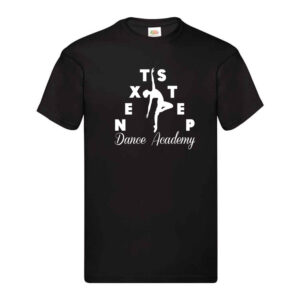 NStep - Personalised Adult Black T-shirt