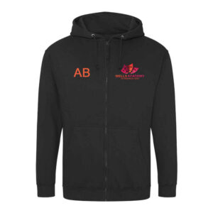 WellsA - Personalised Zip Zoodie